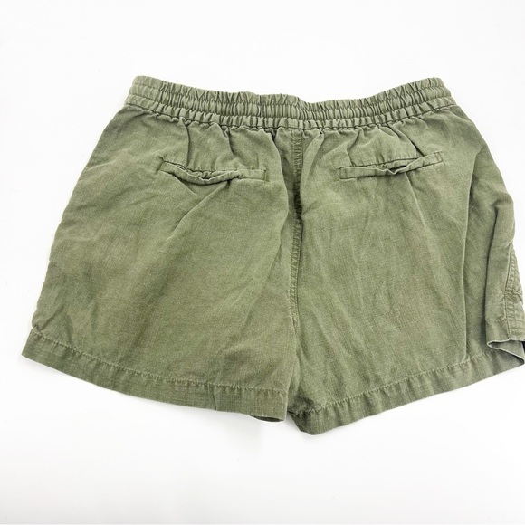 ✅ J.Crew Seaside short in linen blend Item J2325 OLIVE GREEN SIZE SMALL - Picture 6 of 9
